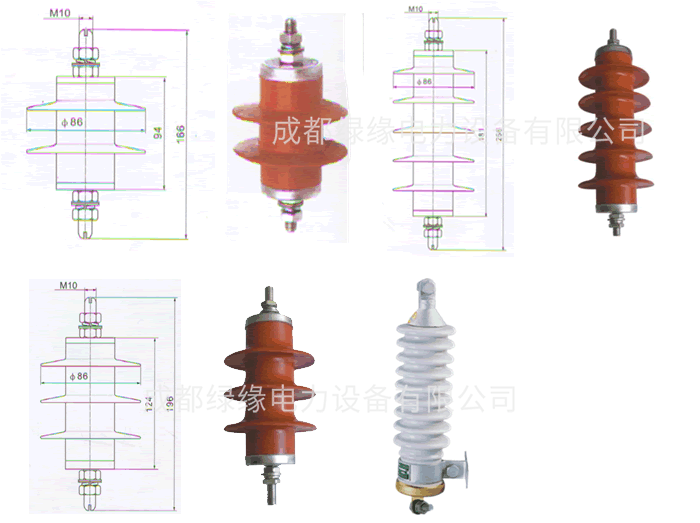 HY5WS-5/15、HY5WS-3.8/15配電型避雷器