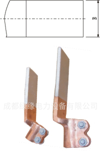 平板式銅鋁抱桿線(xiàn)夾（連接鋁排）